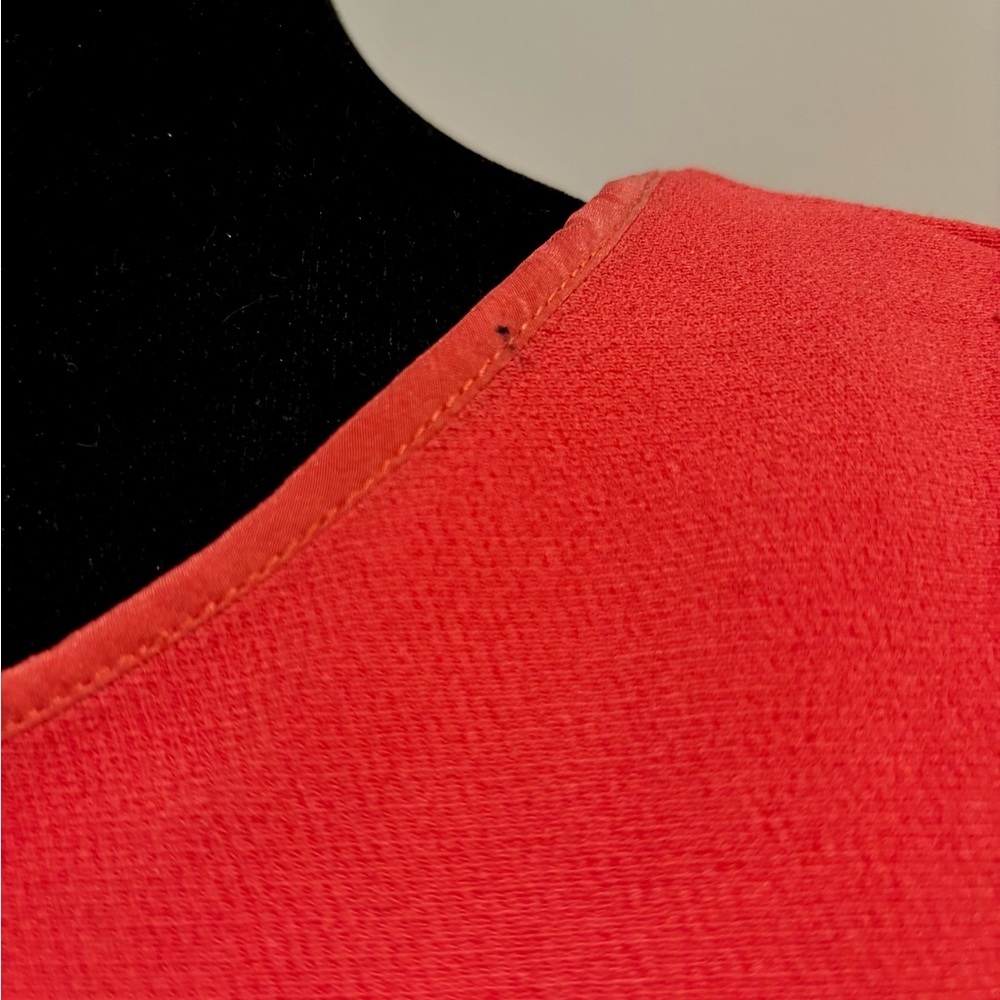 Jason Wu Coral Bubblegum Crepe Flutter Ruffle Sle… - image 6